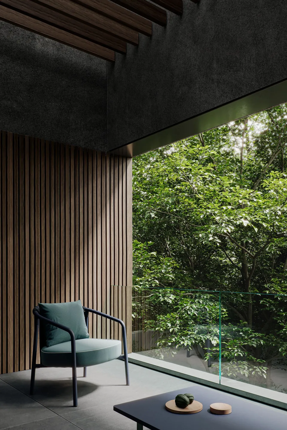 Kettal Arc outdoor furniture in use, catalog photograph