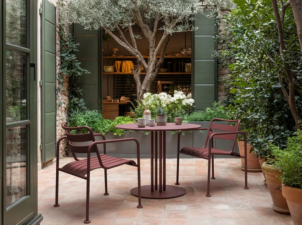 Kettal Atlantic aluminum park chairs
