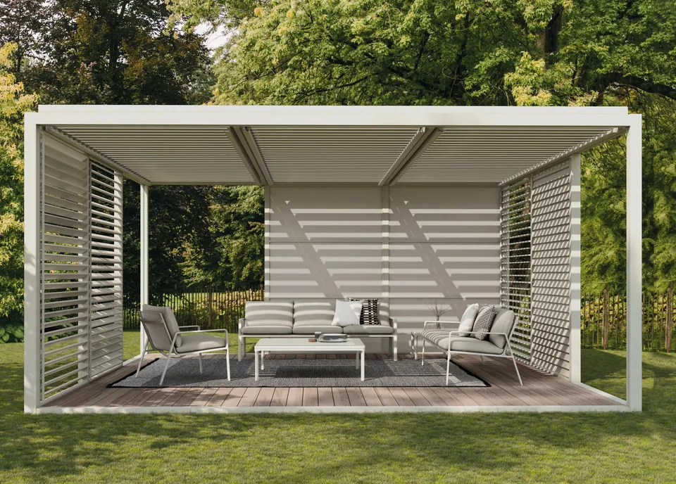 Kettal Park Life outdoor furniture in use, catalog photograph